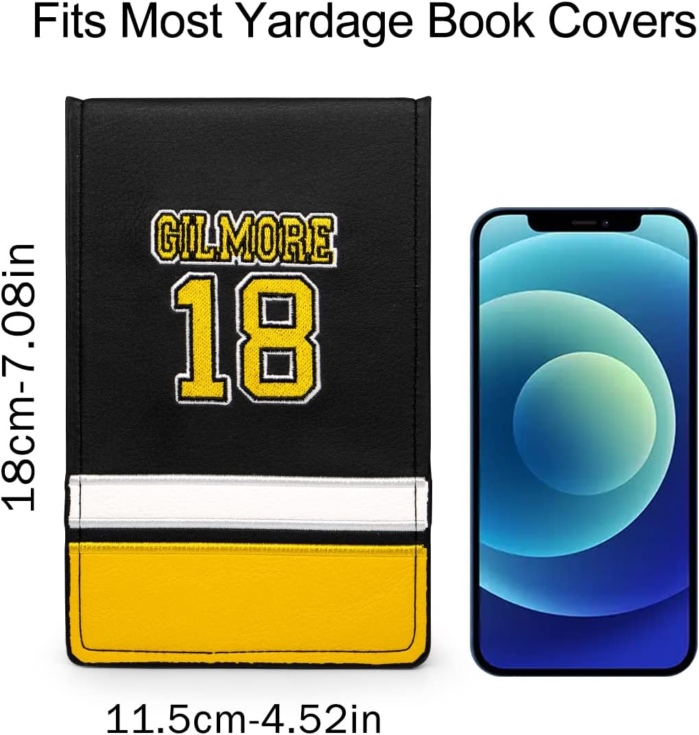 Golf Scorecard & Yardage Book Holder Cover Quality Leather Golf Scorecard Holder 4.5 × 7 inches Golf Accessories