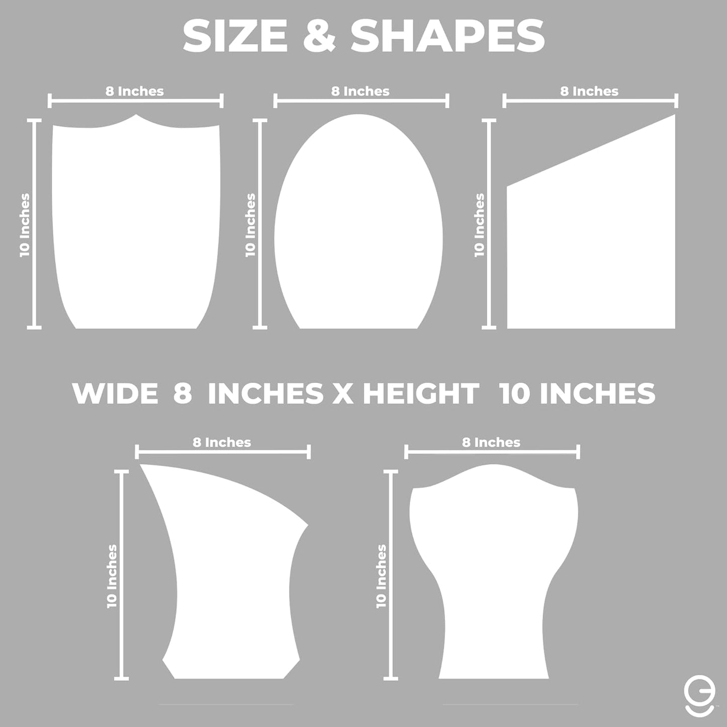 EGD Personalized Acrylic Trophy Award for Activities I Custom Trophy Plaque I Customizable Awards and Trophies I Customize Your Employee Appreciation Gifts (Wide 8" x 10" Height) (Award No Logo)