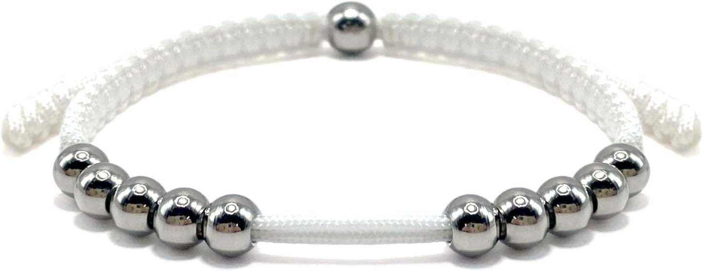 LAMIBEE Golf Stainless Steel 10 Beads Score Counter Bracelet, Golf Stroke Count Bracelet, Resizable and Easy to Adjust Golf Round Scoring Tracker, Durable and Stylish Golf Accessory