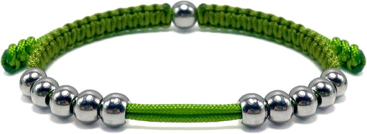 LAMIBEE Golf Stainless Steel 10 Beads Score Counter Bracelet, Golf Stroke Count Bracelet, Resizable and Easy to Adjust Golf Round Scoring Tracker, Durable and Stylish Golf Accessory