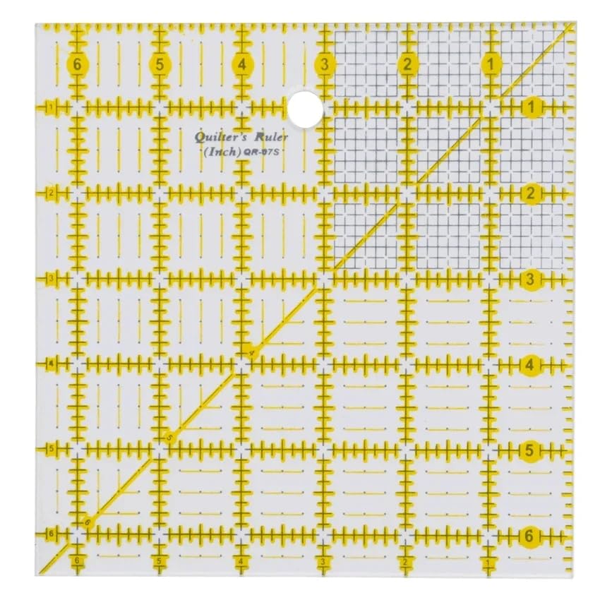 HONEYSEW 4PCS Square Set Quilting Ruler Acrylic Sewing Templates for Quilting and Sewing 2.5”, 4.5”, 6.5” and 9.5”