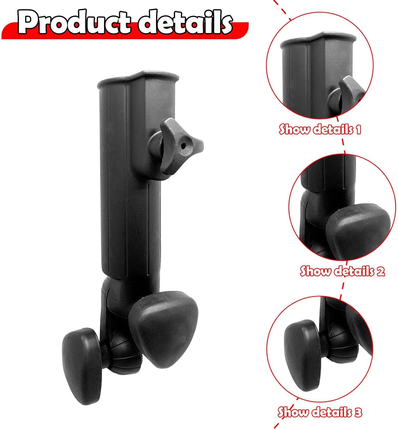 Golf Umbrella Holder, Clamp Trolley Attachment,Golf Equipment, Lightweight Mount Support Stand for Bike Trolley Push Cart