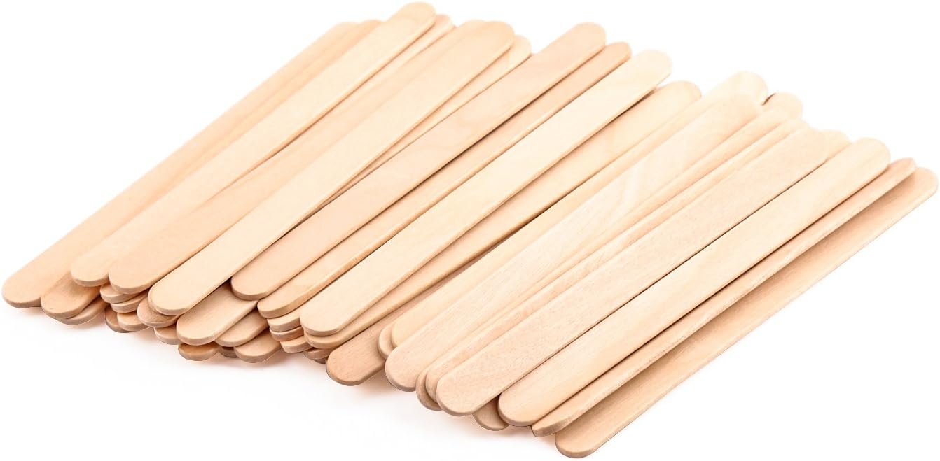 WXJ13 50 Pack 30ml Plastic Reusable Graduated Cups Transparent Scale Cups with 50 Pack Wooden Stirring Sticks for Mixing Paint, Stain, Epoxy, Resin