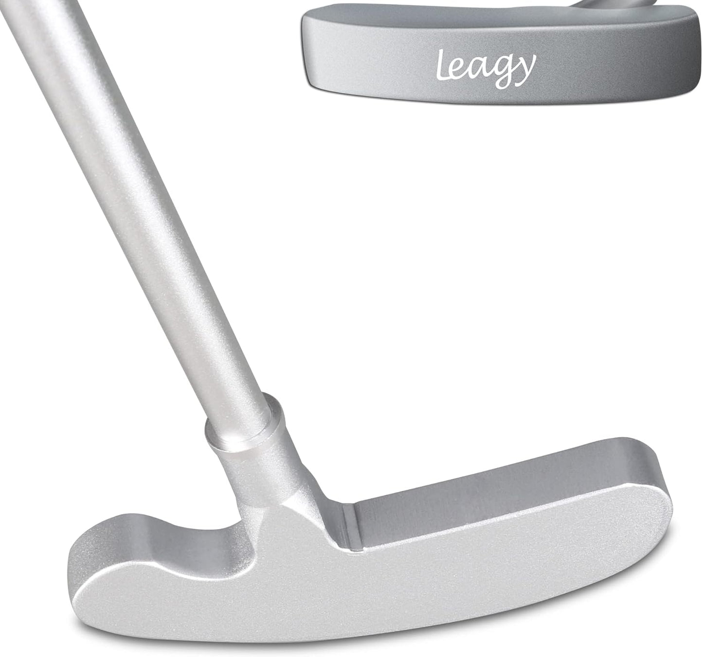 LEAGY 4-Section Portable Putter - Right & Left Hand, 2 Golf Balls, 1Pack Golf Bag