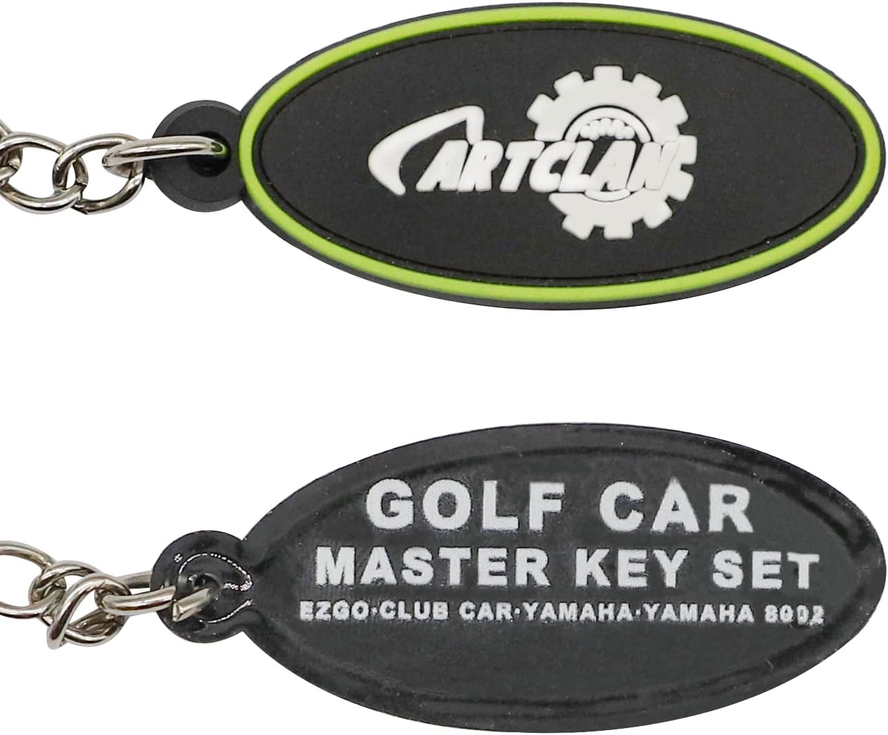 Golf Cart Keys Set (4PCS), Suitable for EZGO, Yamaha, Club Car, OEM#1012505 17063-G1 JU2-H2511-00 JU6-H2511-10