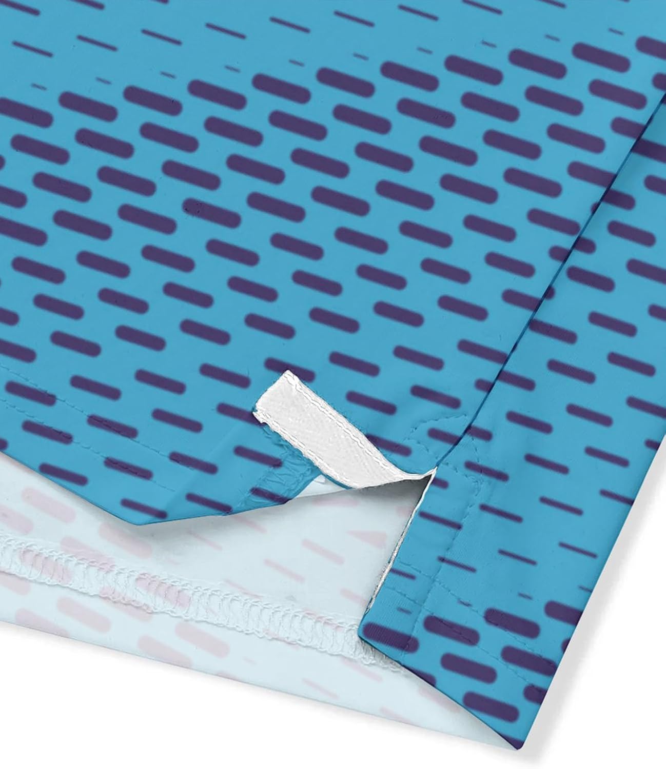 Hodaweisolp Golf Shirts for Men Dry Fit Print Moisture Wicking Performance Short Sleeve Polo Shirt