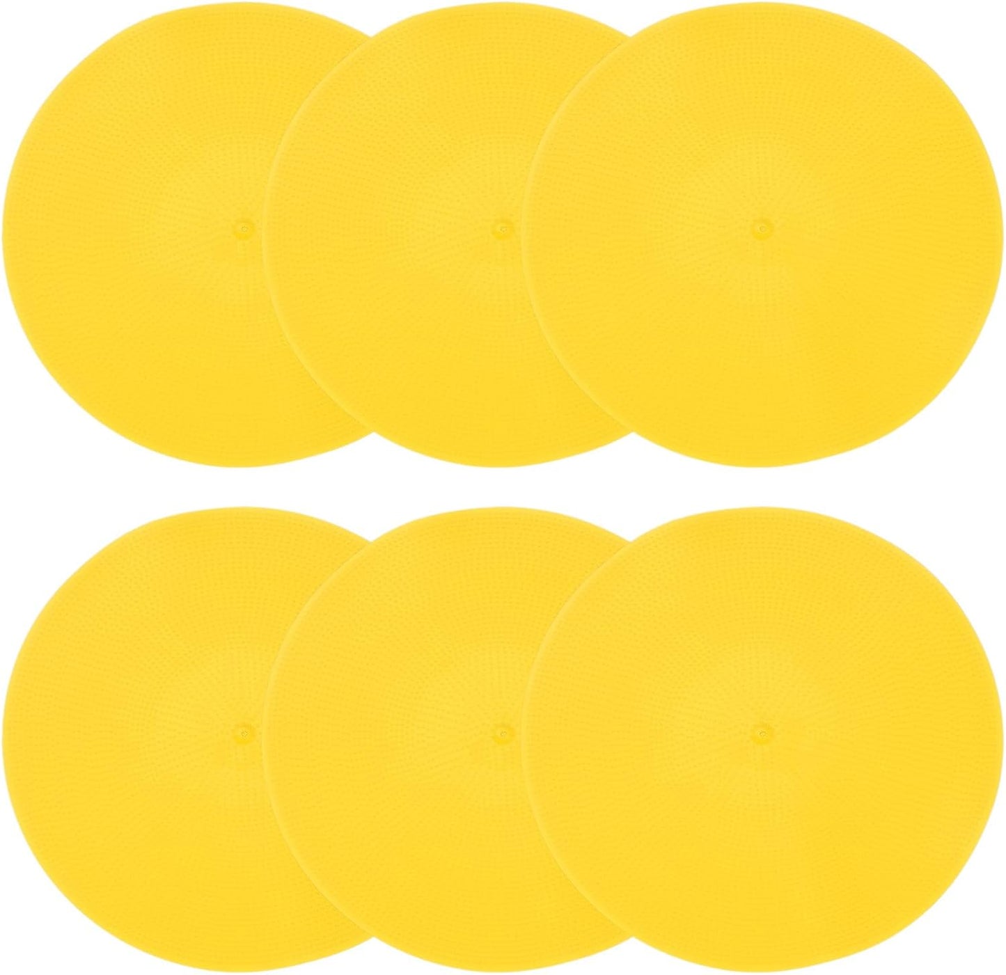 PATIKIL Spot Markers, Non-Slip Floor Dots Agility Markers Flat Field Cones Poly Dots for Gym PE Speed Training Dance Soccer Basketball Sports