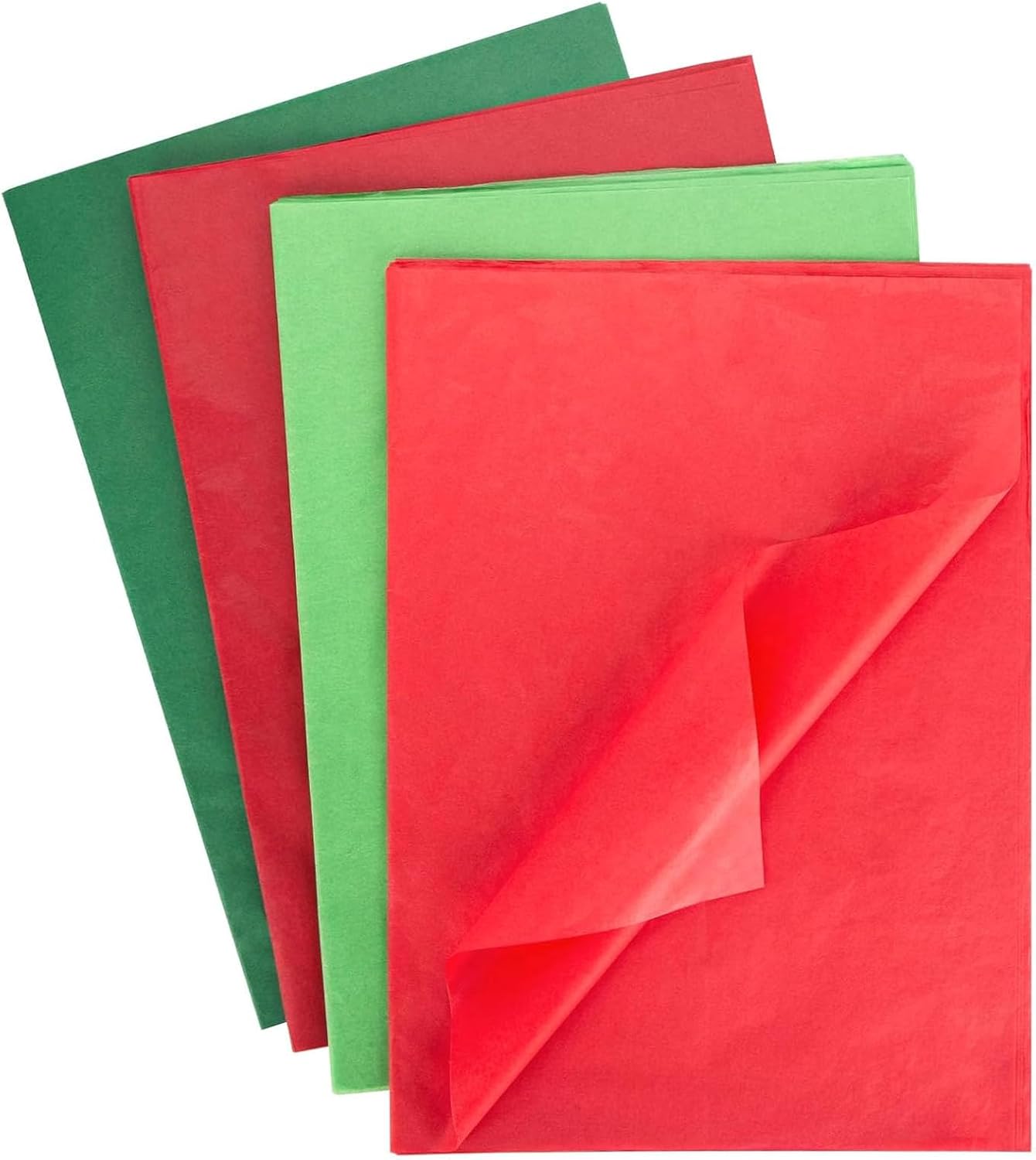 Shindel 120 Sheets Tissue Paper for Gift Wrapping, 20x14 Inch Christmas Tissue Paper for Gift Bags Christmas Presents Holiday Crafts