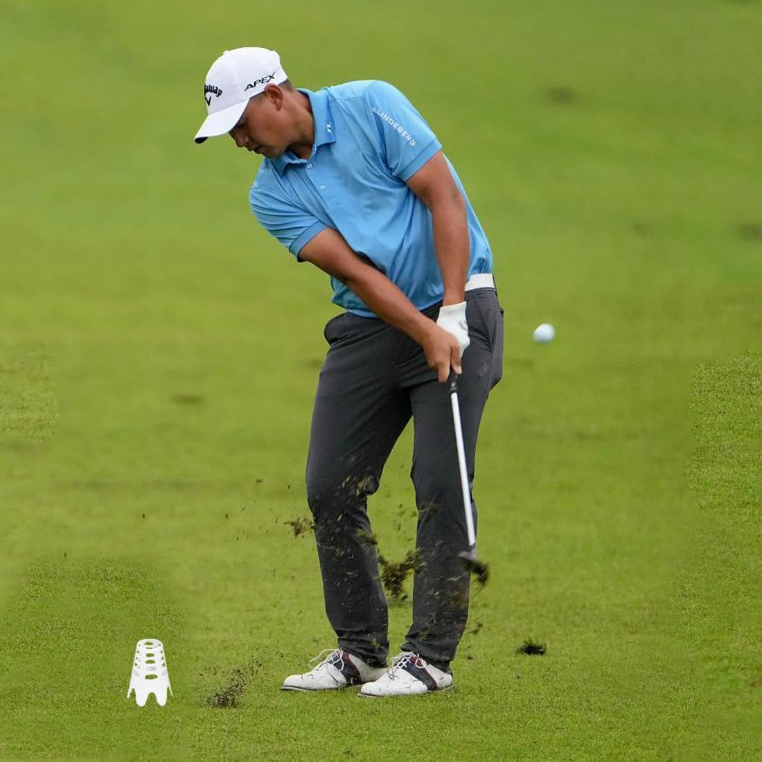 Plastic Golf Tees, Golf Simulator Tees for Home, Outdoor Indoor Golf Tees Simulator Practice Training, Golf Mat Tees for Winter Turf and Driving Range