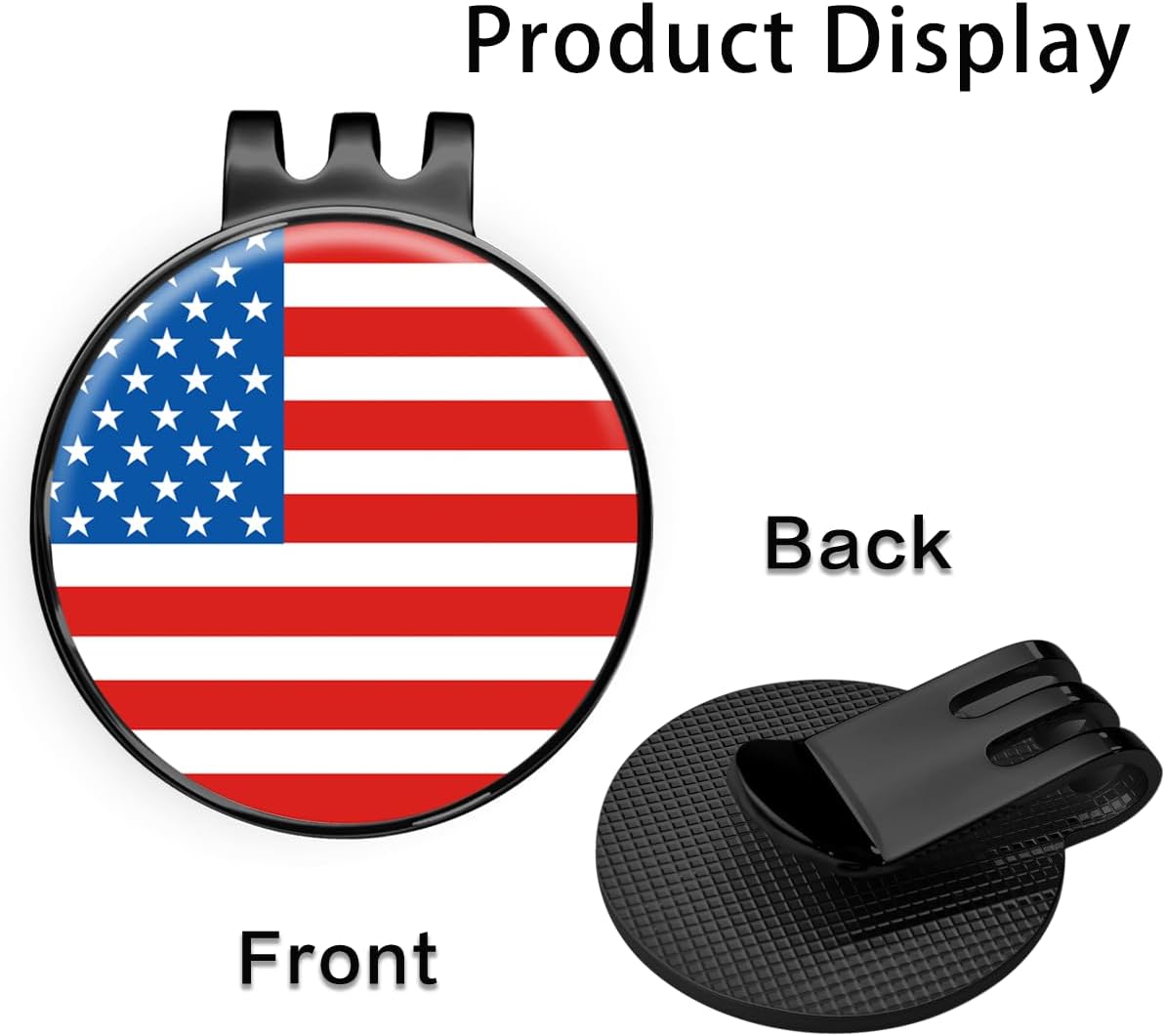 Custom Golf Ball Marker Hat Clip, 3Pack Personalized Magnetic Ball Marker, Golf Accessories for Men & Womens, Golf Gifts for Golfers