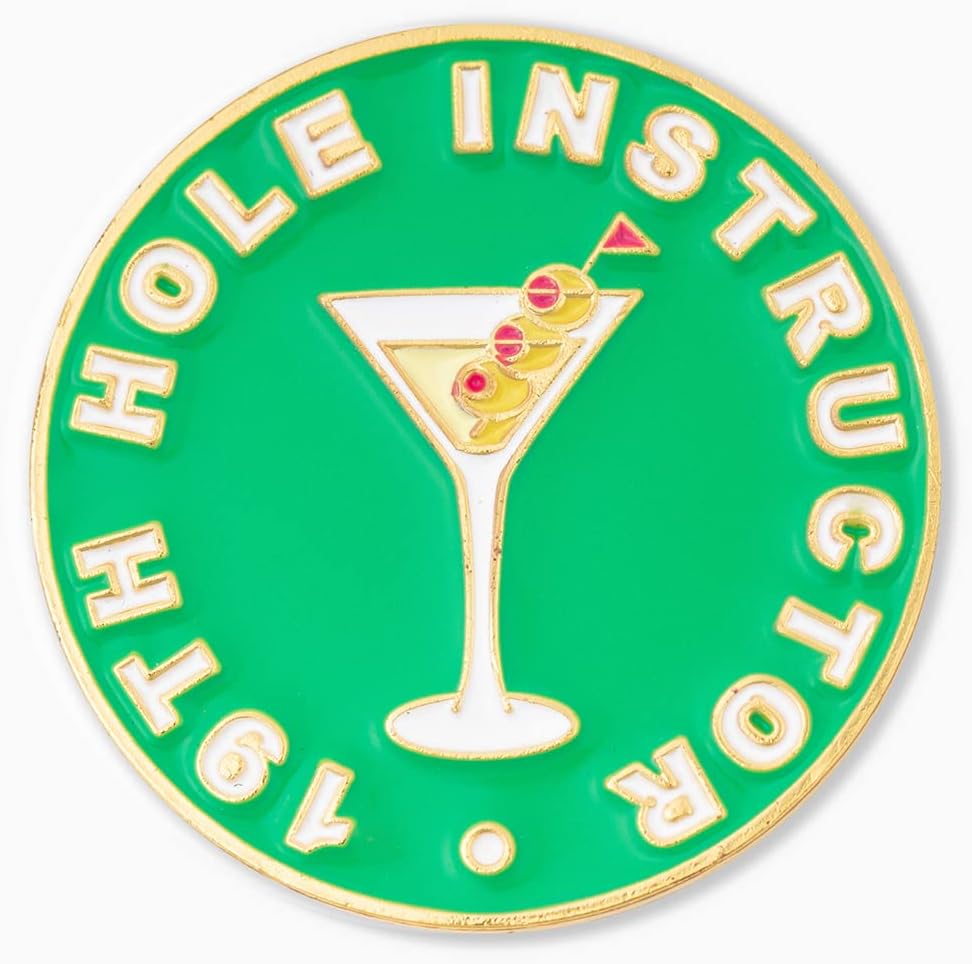 Birdie Girl Women's Golf Ball Marker Hat Clip, Magnetic Golf Ball Marker, Golf Bag Accessories