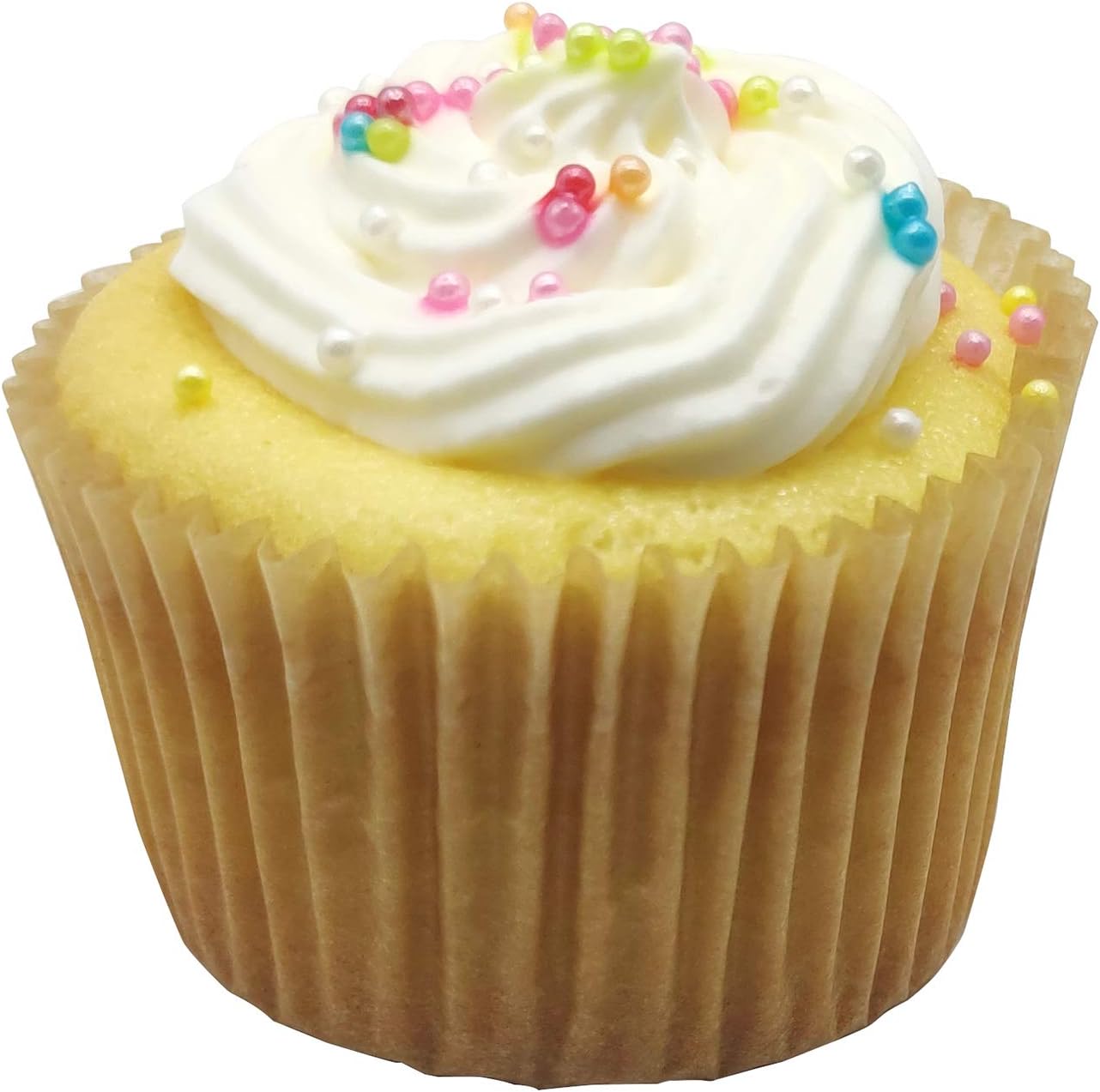 Premium Natural Greaseproof Cupcake Liners Muffin Paper Baking Cups Standard Size, 100-Count