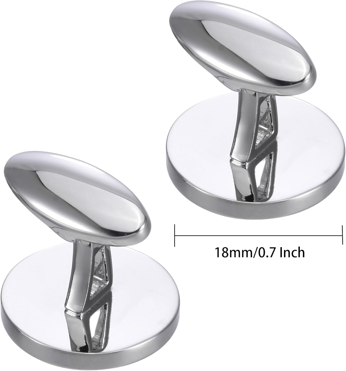 Sky Constellation Pattern Round Men's Cufflinks In Gift Case Sparkling Blue Goldstone Cufflinks for Men Jewelry for Wedding Party Business Birthday Anniversary Dress