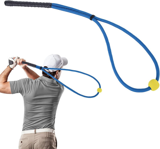 Golf Swing Rope, Golf Swing Rope Trainer, Golf Swing Tempo Trainer, Golf Multi Purpose Training Rope Suitable for Strength and Rhythm Control(Blue)