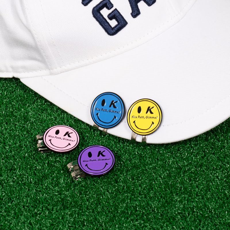 Funny & Unique Golf Ball Markers with Hat Clip – Food & Fun Icons – Perfect Golf Accessories & Gifts