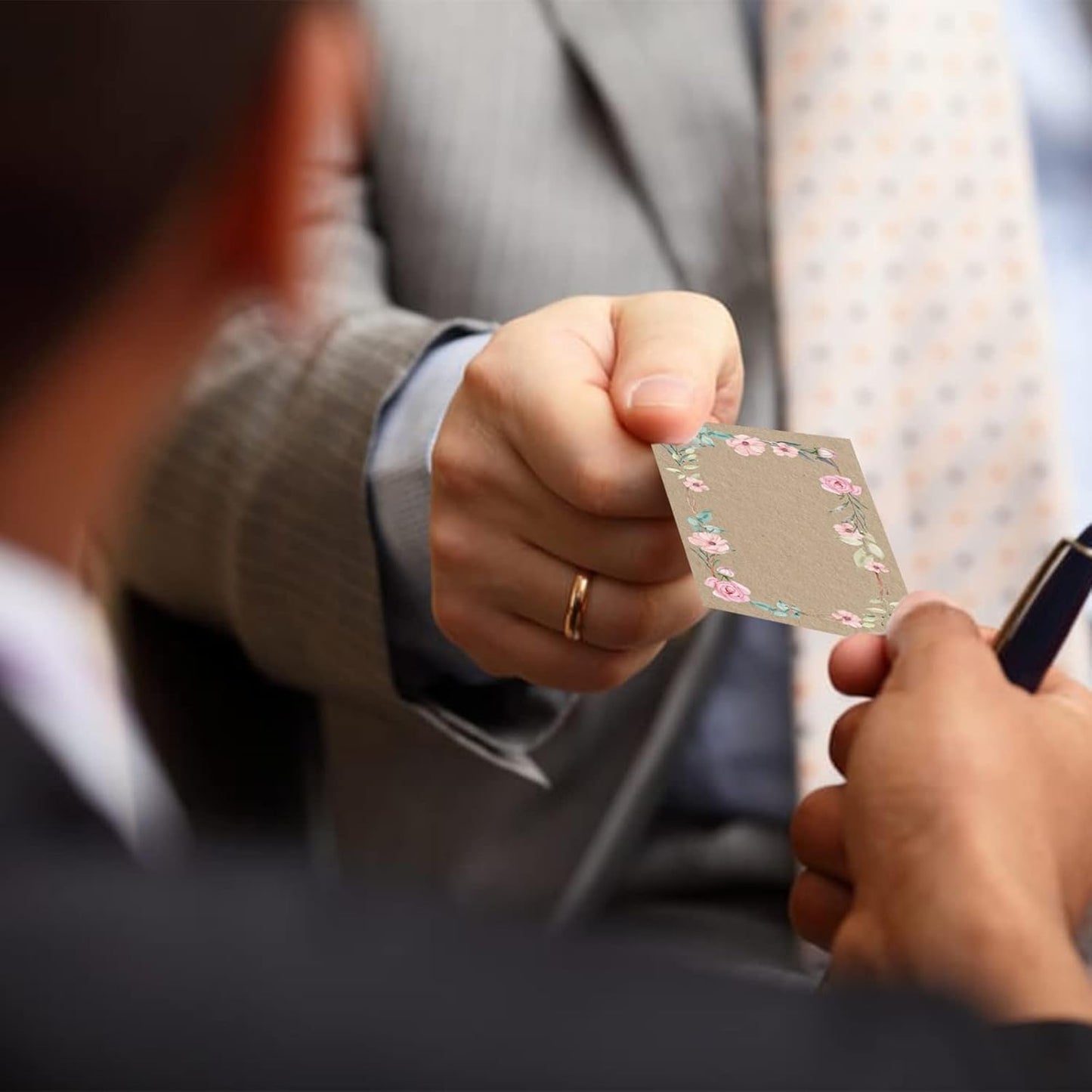 Custom Business Cards 100PCS Double-sided Printing Business Cards Customize with Your Logo Personalized 3.5"x 2" Cards for Business - Vintage Style