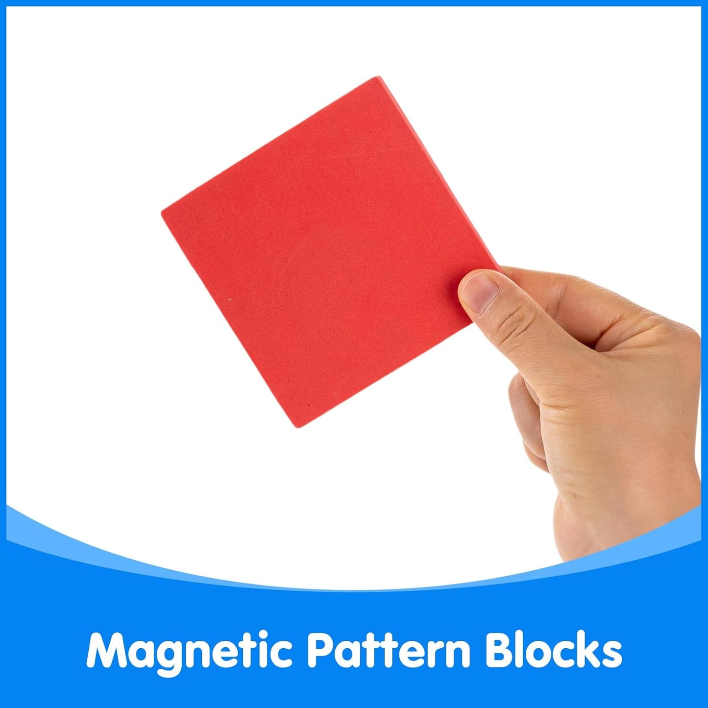 Large Shape Magnets - Magnetic Pattern Blocks- Magnetic Shapes for Whiteboard & Math Manipulatives