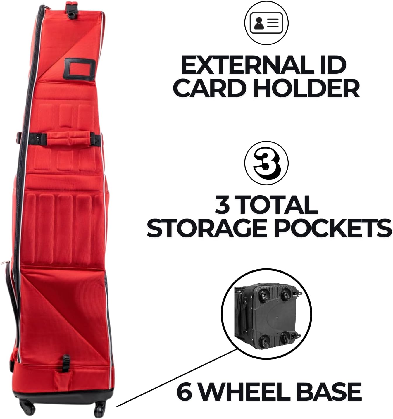 Izzo High Roller Golf Club Travel Cover