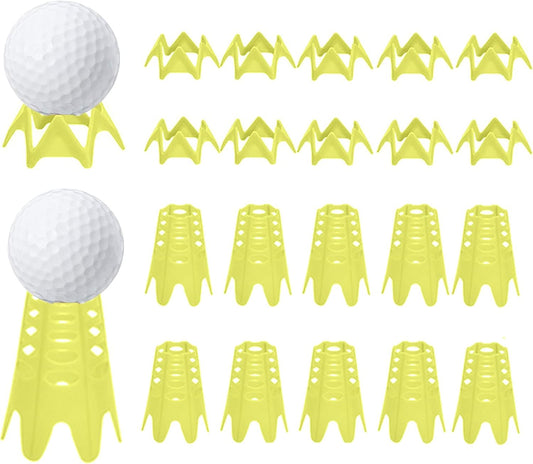 Plastic Golf Tees, Golf Simulator Tees for Home, Outdoor Indoor Golf Tees Simulator Practice Training, Golf Mat Tees for Winter Turf and Driving Range