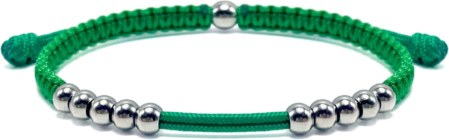 LAMIBEE Golf Stainless Steel 10 Beads Score Counter Bracelet, Golf Stroke Count Bracelet, Resizable and Easy to Adjust Golf Round Scoring Tracker, Durable and Stylish Golf Accessory