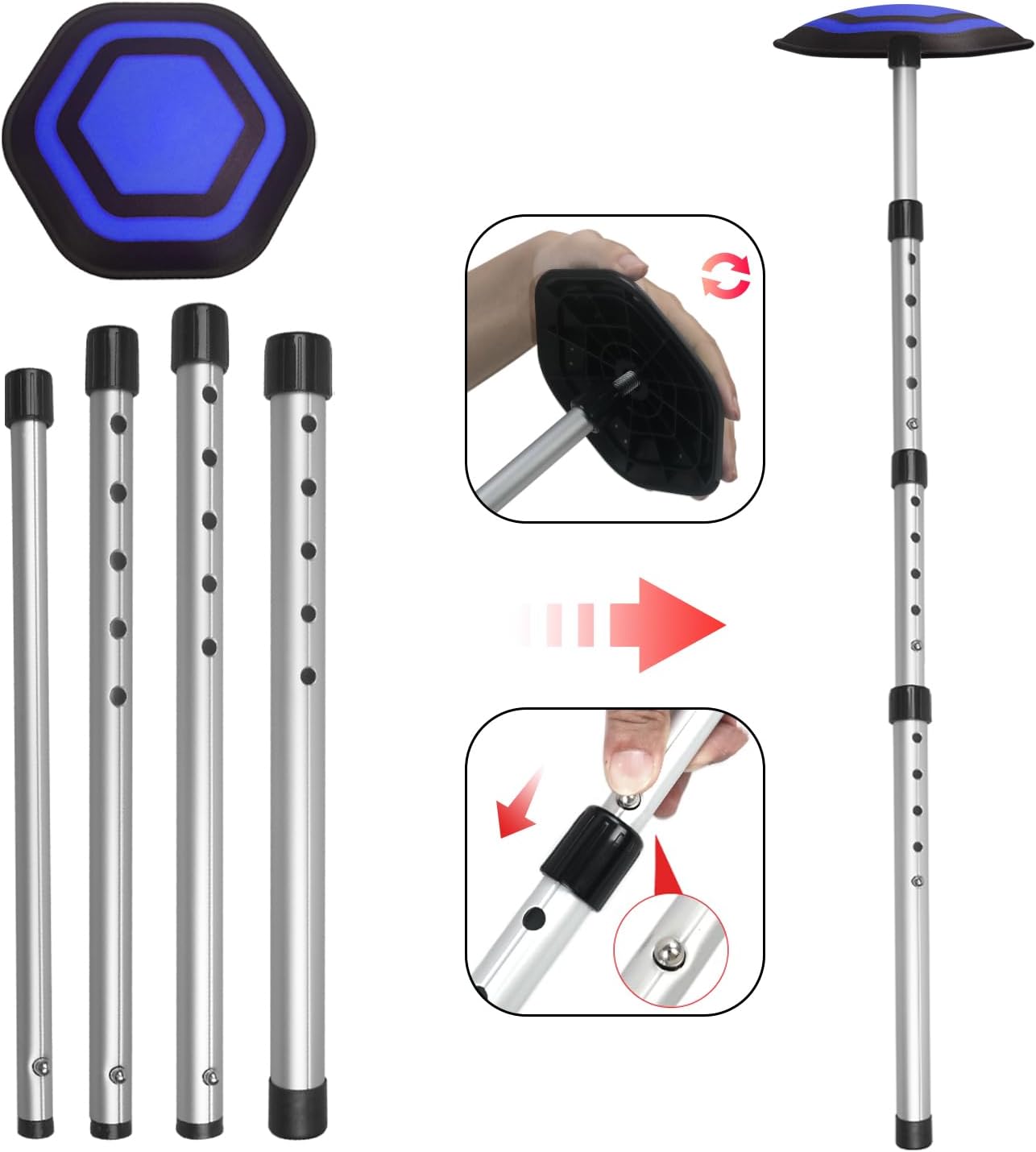 Golf Travel Bag Support System, Golf Club Travel Protection Kit