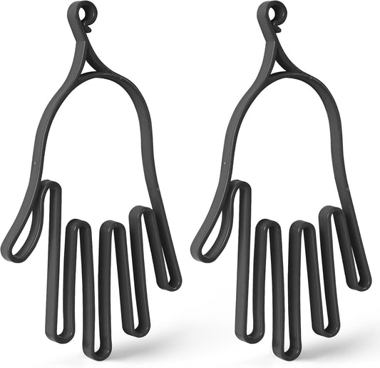 FINGER TEN Golf Gloves Stretcher Holder Hanger Keeper Dryer Shaper Tool Accessories Durable Glove Support Frame Guardian Hook to Bag Gifts for Men Women Golfer