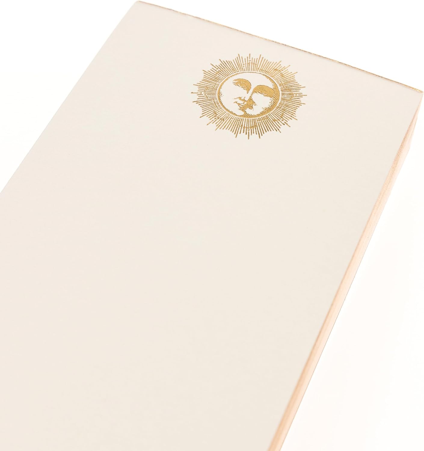 Graphique Sun Designer List Pad Luxe Collection, Gold Foil Embossed To-Do Notepad, Writing Pad with150 Pages, 4” x 9.75”