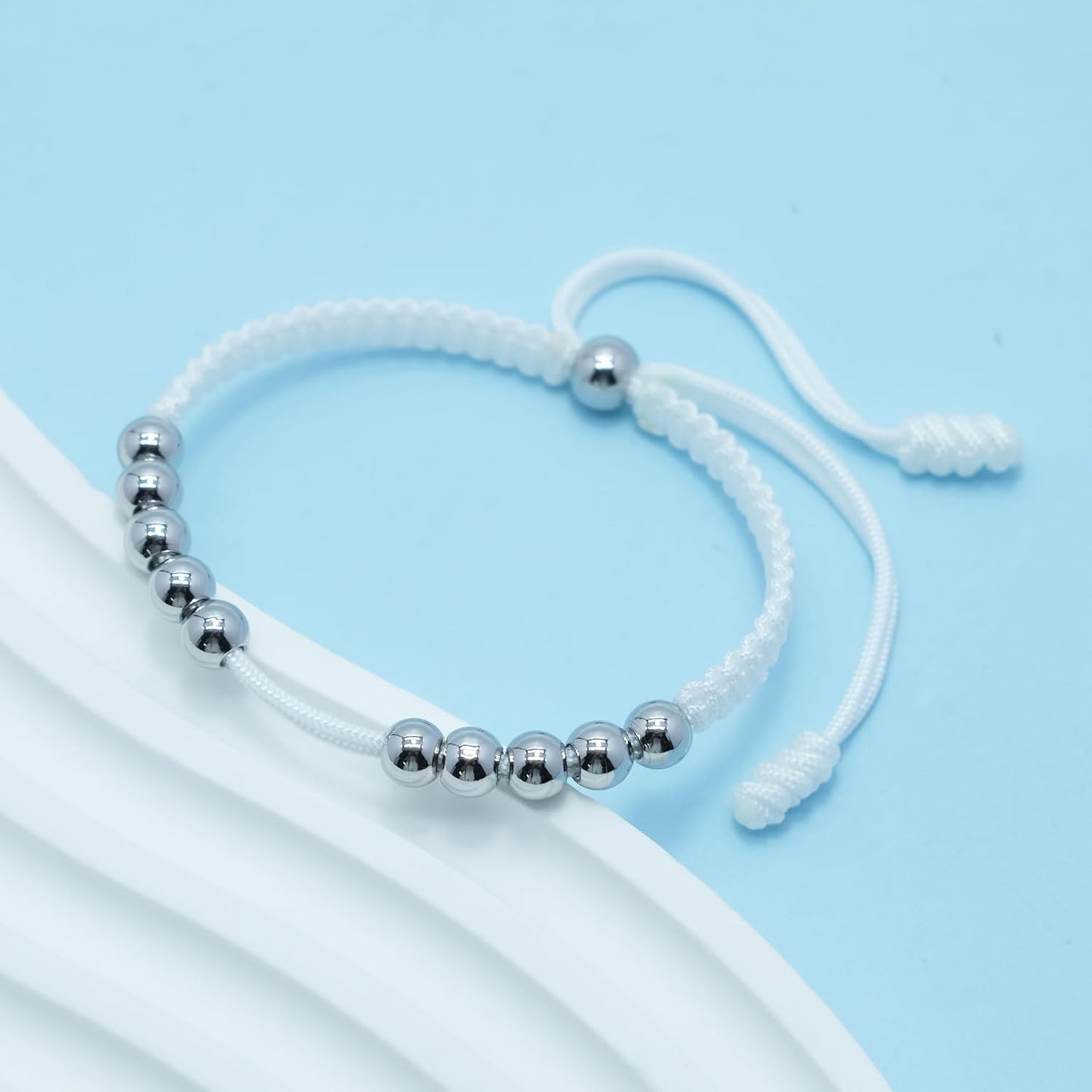 LAMIBEE Golf Stainless Steel 10 Beads Score Counter Bracelet, Golf Stroke Count Bracelet, Resizable and Easy to Adjust Golf Round Scoring Tracker, Durable and Stylish Golf Accessory