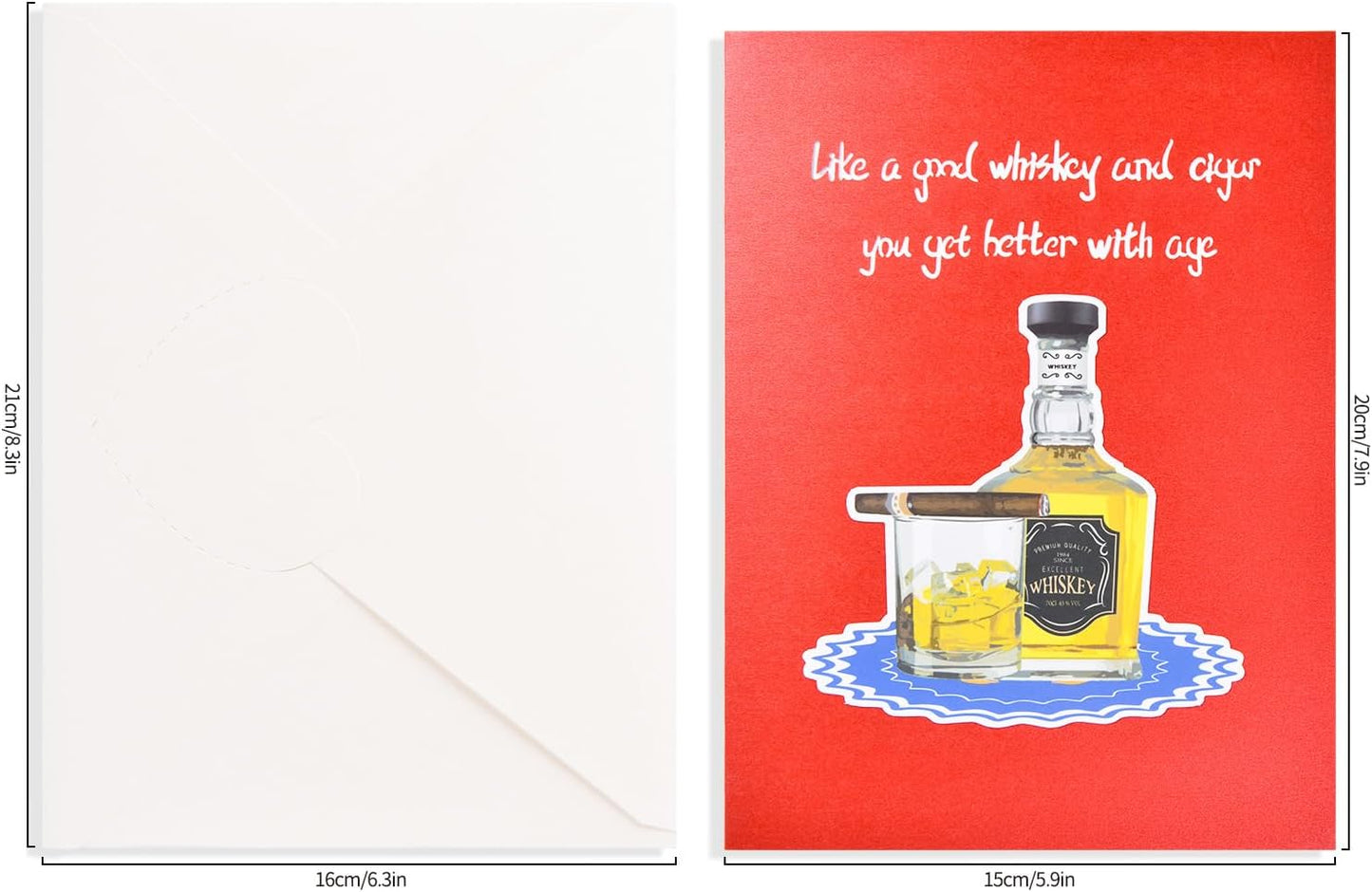 3D pop-up beer themed greeting card, exquisite pop-up pattern, laser paper carved details, suitable for men, husbands, fathers or colleagues who like good beer - with envelope and blank label