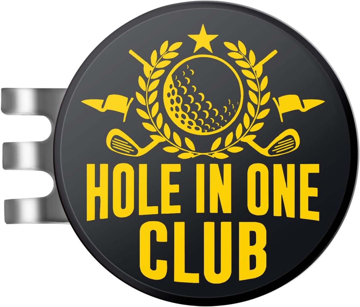 Golf Ball Marker Hat Clip, Funny Golf Accessories, Golf Gifts for Men 25 MM