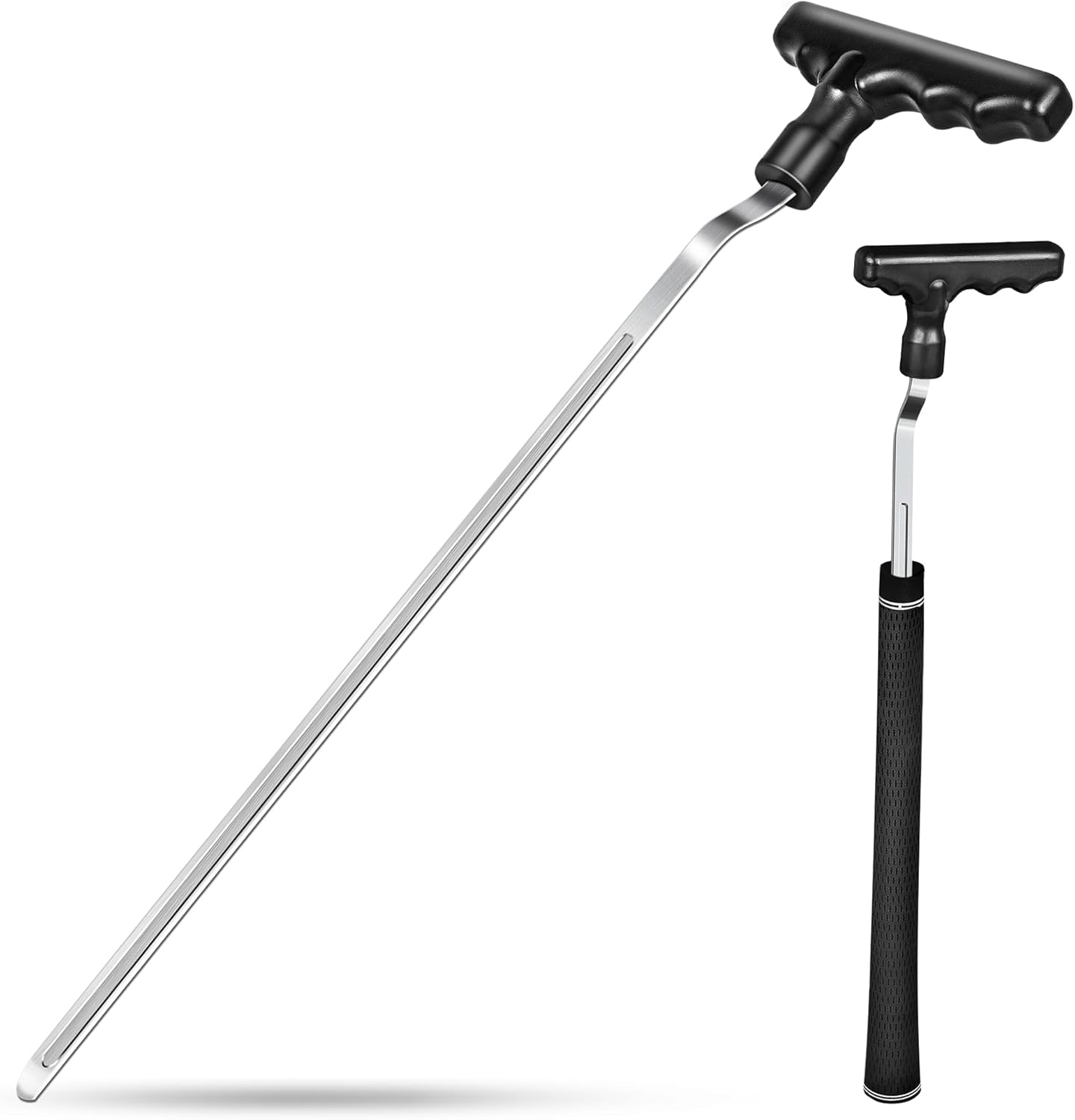 Golf Grip Removal Tool, 12" V-Groove Grip Remover Saver Gripping Tool,High-Carbon Steel Golf Club Grip Remover Tool,Golf Gifts for Men