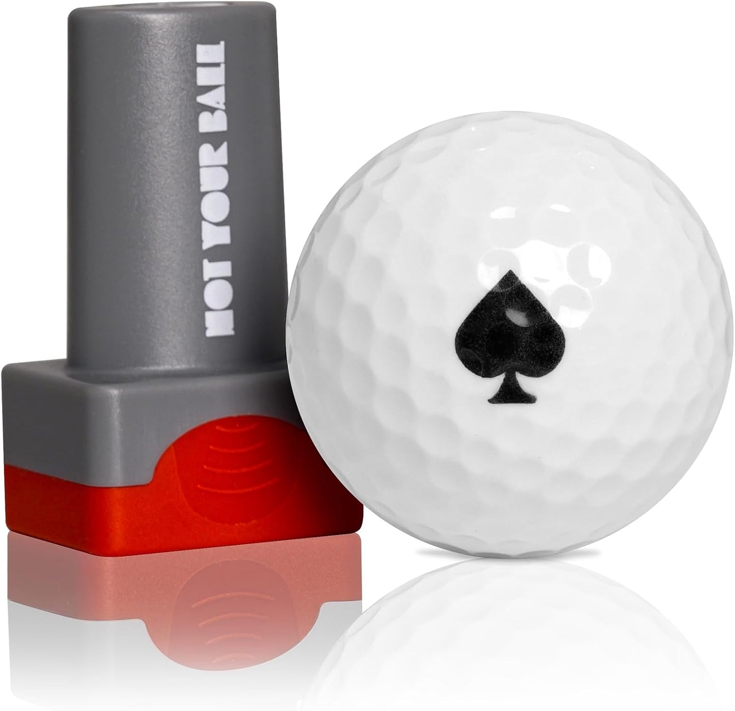 ZEETY Golf Ball Stamp, Golf Ball Stamper, Self-Inking Golf Ball Stamp Marker to Identify Golf Balls, Golf Gift Golf Accessories for Men and Women Golfers