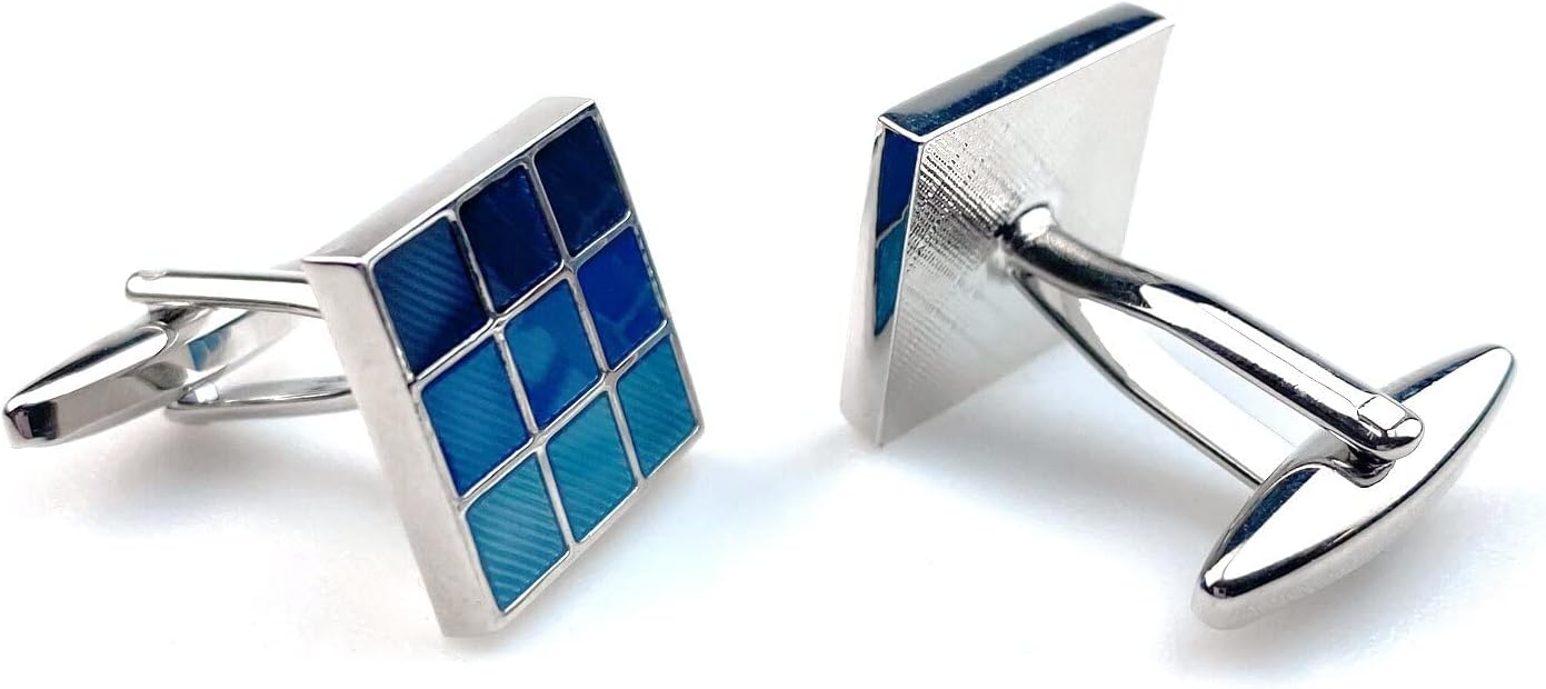 S&W Wedding Cufflinks for Men Cuffs with Gift Box Business for Tuxedo Shirts