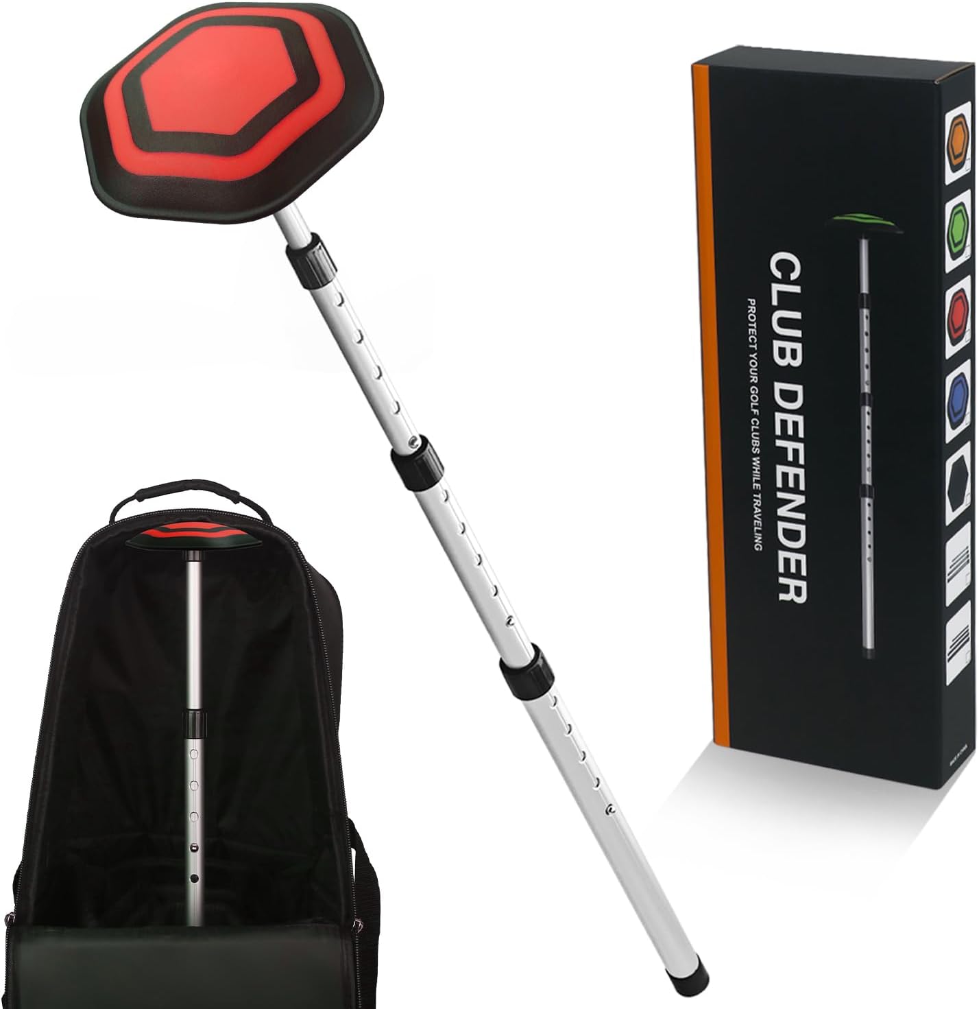 Golf Travel Bag Support System, Golf Club Travel Protection Kit