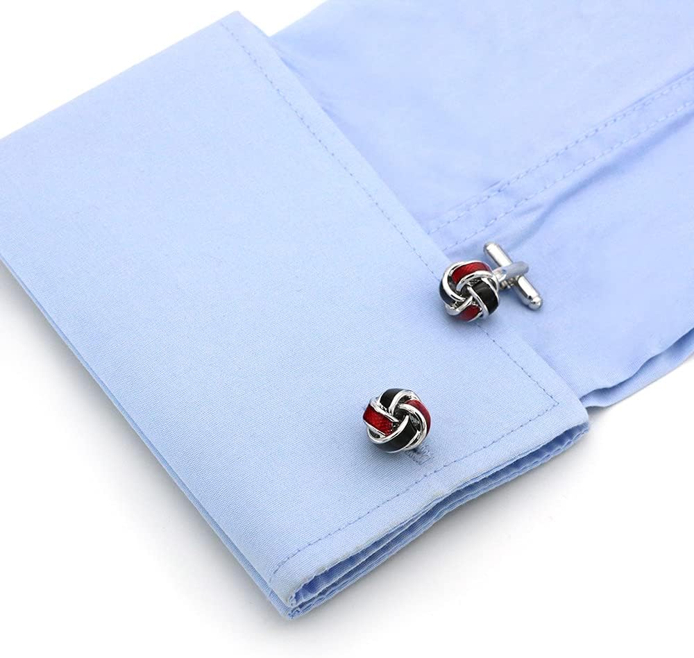 S&W Wedding Cufflinks for Men Cuffs with Gift Box Business for Tuxedo Shirts