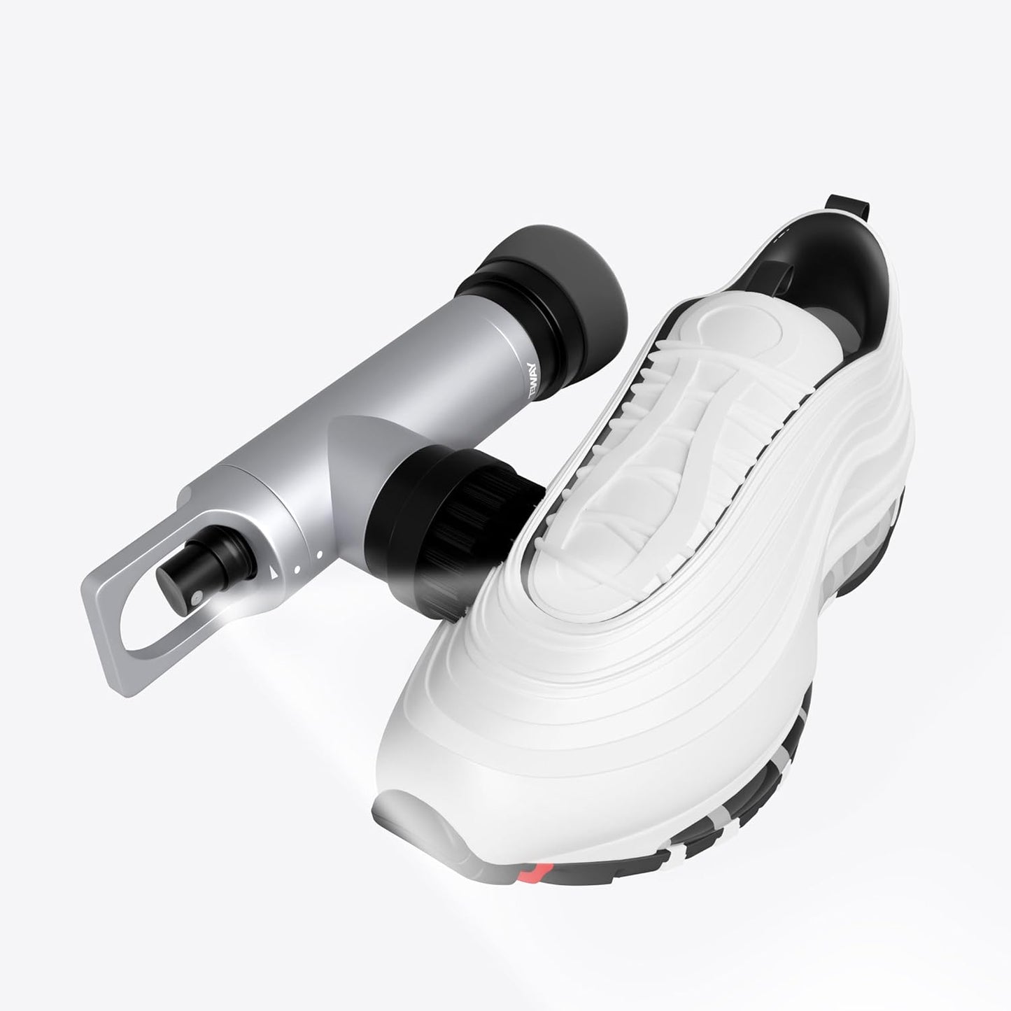 Golf Club Brush Cleaner with Water Spray Bottle and Sponge - Clean Golf Clubs Golf Balls Shoes All at Once - Heavy Duty - Golf Cleaning Device - Golf Accessories- USA Company (Titan Silver)