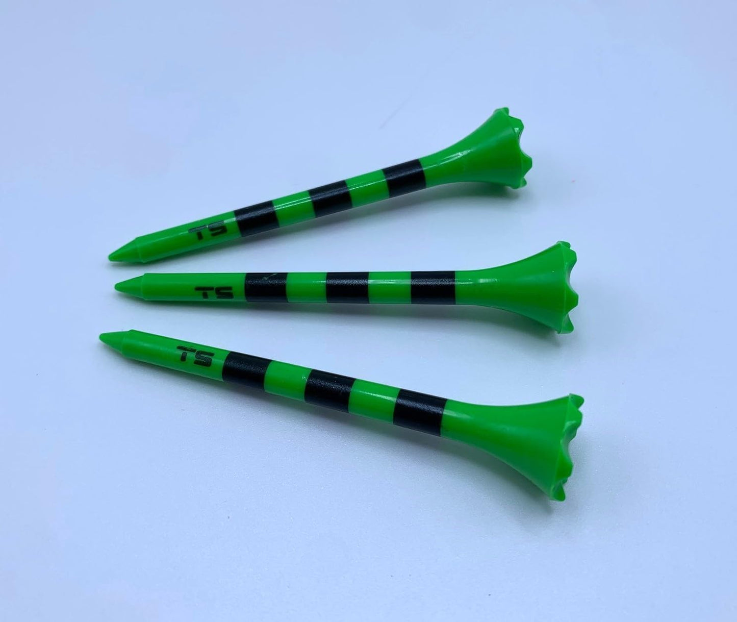 TRUESTRIKE Premium USA Golf Tees – 3¼" or 2¾" Durable Plastic Performance Tees (100 Pack) – Made in USA – Bulk Value Pack