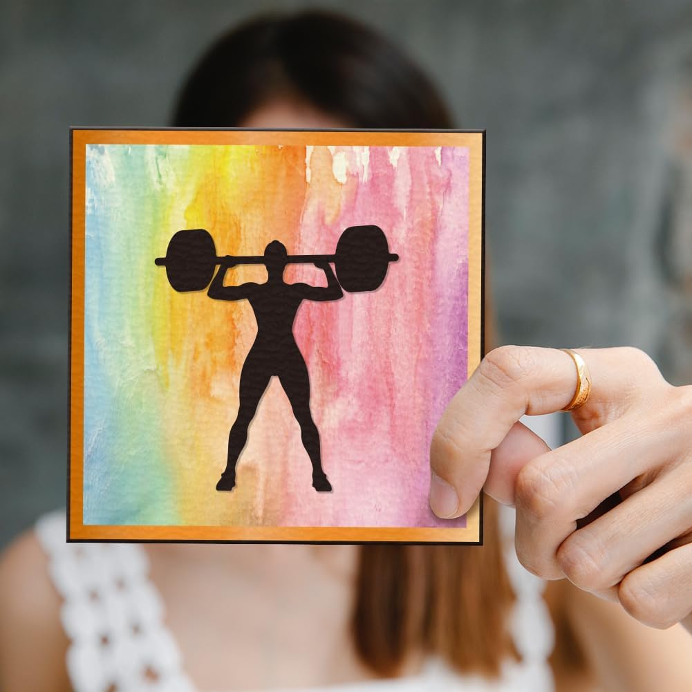 GLOBLELAND Fitness Sports Cutting Dies for Card Making Golf Players Basketball Metal Die Cuts Family Ball Games Tennis Cut Stencils for DIY Embossing Paper Cuts Scrapbooking Decor