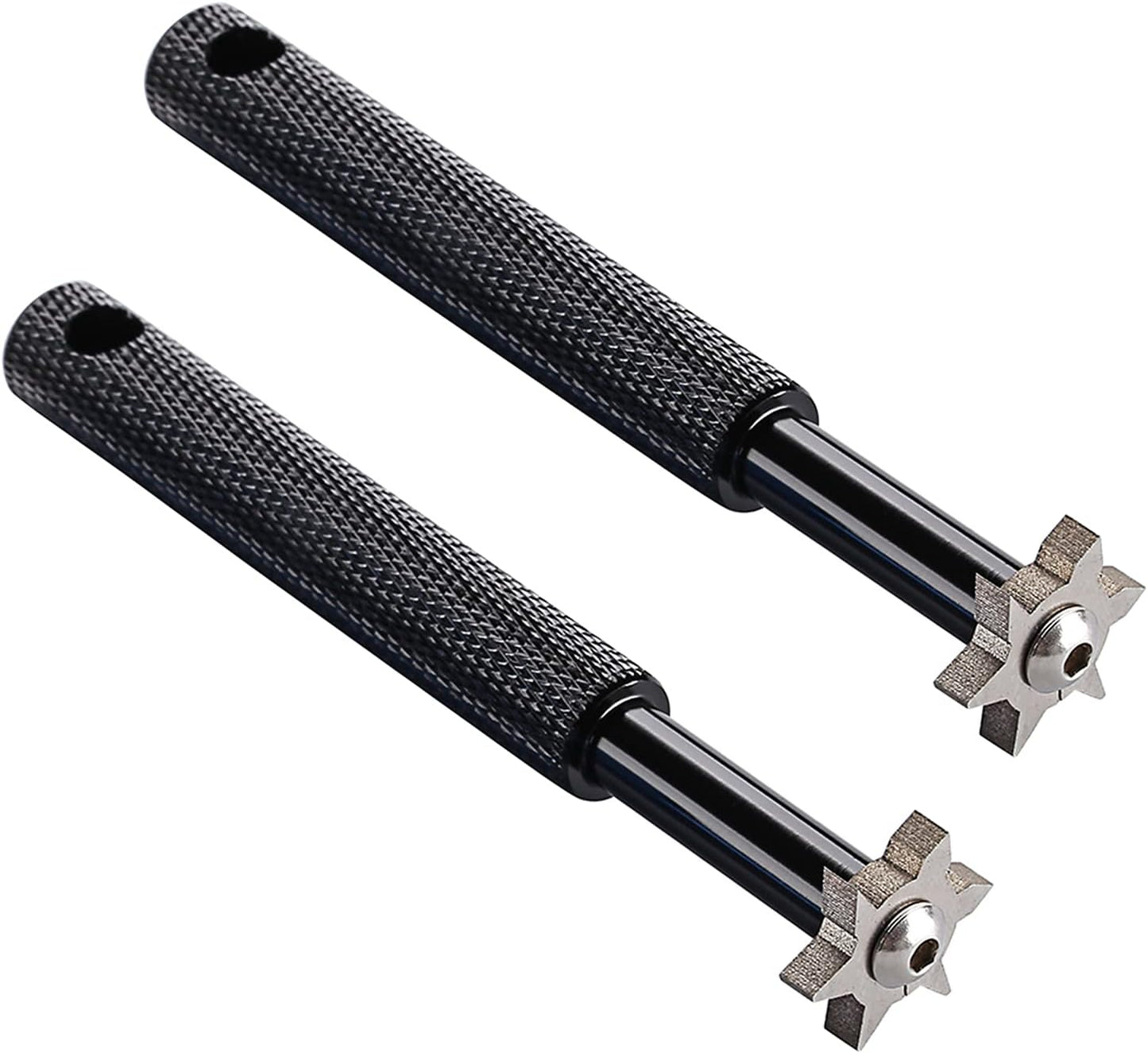 Sword &Shield sports Golf Club Groove Sharpener Tool Golf Club Re-Grooving Cleaning Tool 6-Tip for Optimal Backspin and Ball Control with Wedges and Utility Clubs