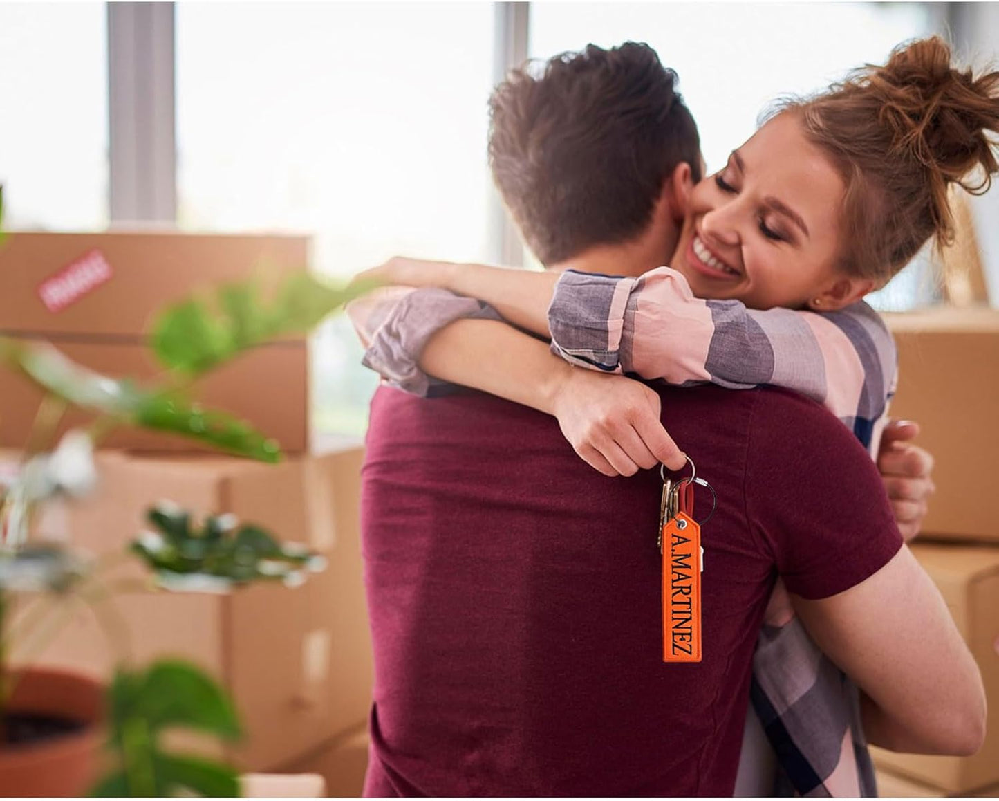 Custom Luggage Tags,1PCS Personalized Embroidered ID Tags for Suitcases & Travel Bags,Travel Suitcases Tags Label with Stainless Steel Loop for Baggage Luggage Bags Keys for Easy Bag Recognition (CO2)