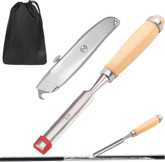 Golf Grip Tape Remover Tool Kits, No Tape Residue Rapid Removal - Perfect for Regripping Graphite and Steel Shafts Golf Club Grip Repair Kits