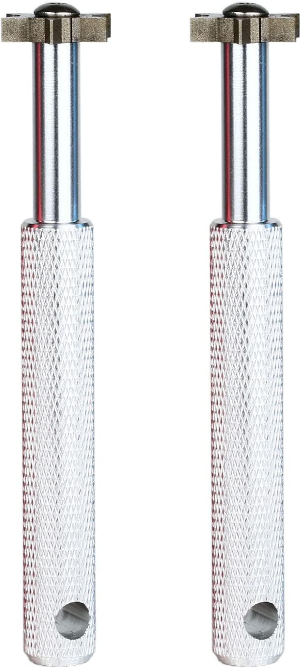 Sword &Shield sports Golf Club Groove Sharpener Tool Golf Club Re-Grooving Cleaning Tool 6-Tip for Optimal Backspin and Ball Control with Wedges and Utility Clubs