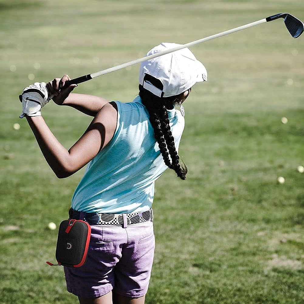 ACHIX Golf Rangefinder Hard Shell Case Compatible for Bushnell/Callaway/Tectectec,Universal Laser Range Finder Carry Bag with Carabiner Belt Clip for most brands rangefinders