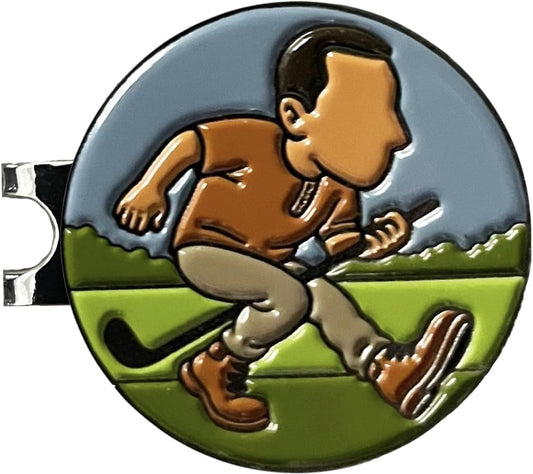 Balanced Co. Funny Golf Hat Clip with Enamel Magnetic Ball Marker