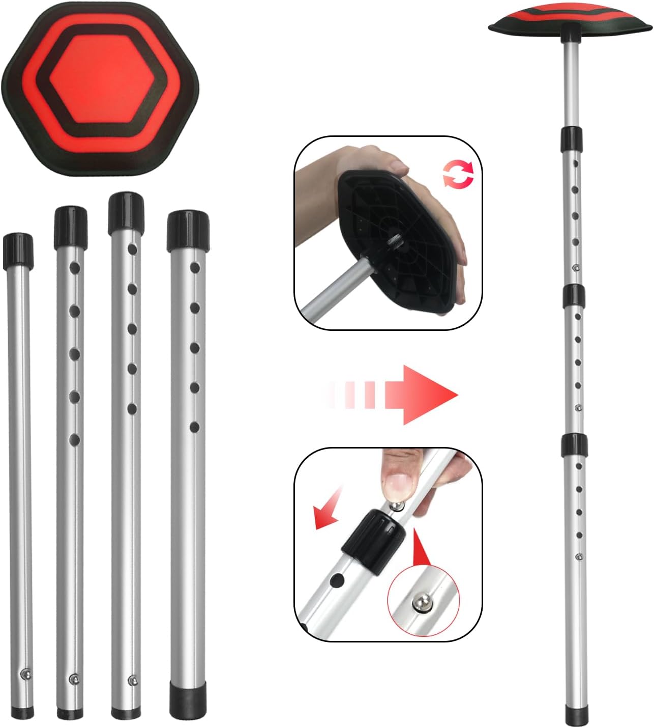 Golf Travel Bag Support System, Golf Club Travel Protection Kit