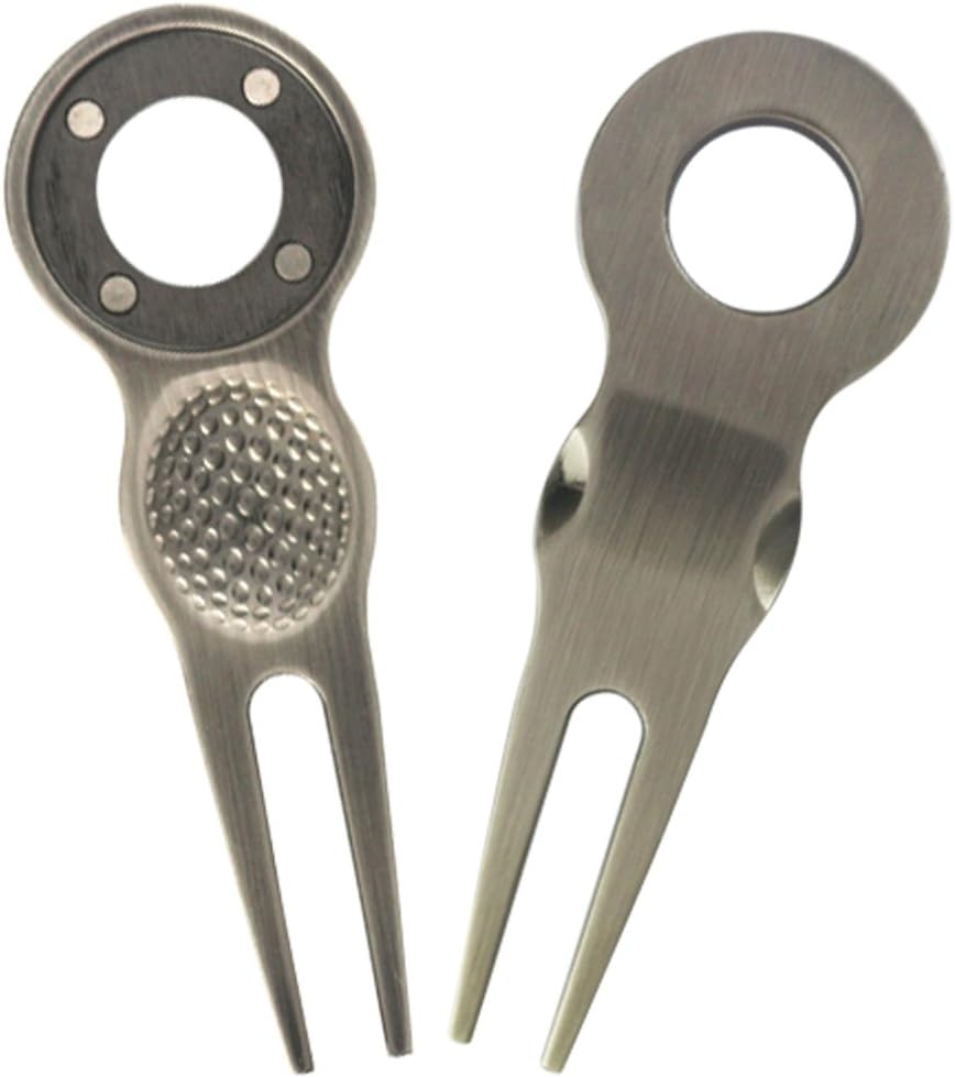 Golf Divot Repair Tool with Removeable Golf Ball Marker Golf Gift for Men Women