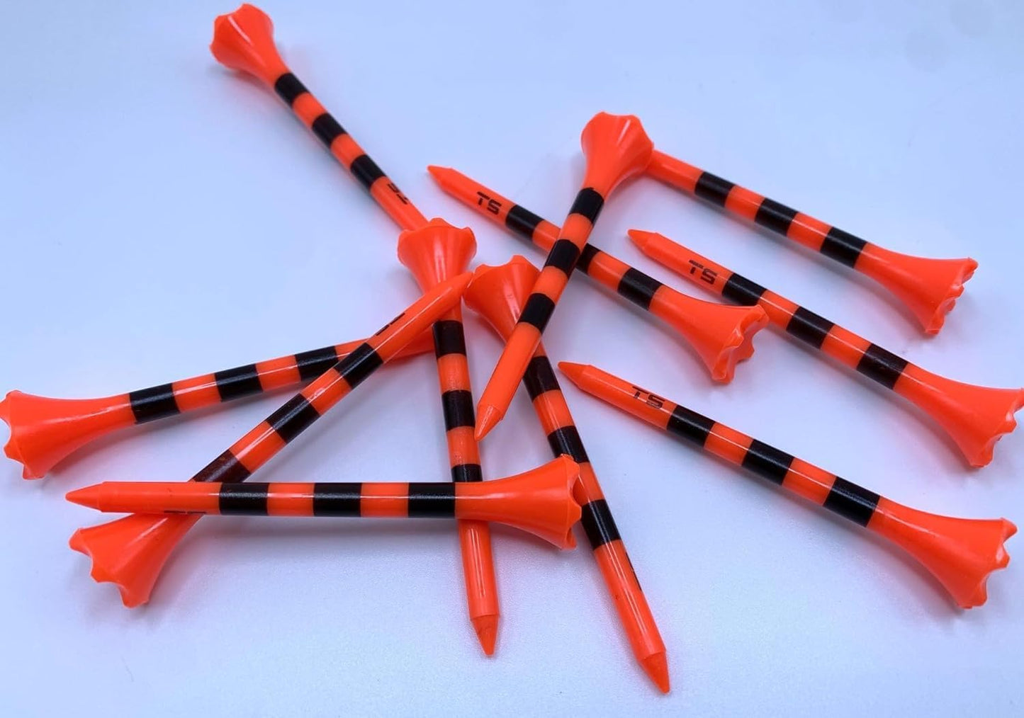 TRUESTRIKE Premium USA Golf Tees – 3¼" or 2¾" Durable Plastic Performance Tees (100 Pack) – Made in USA – Bulk Value Pack