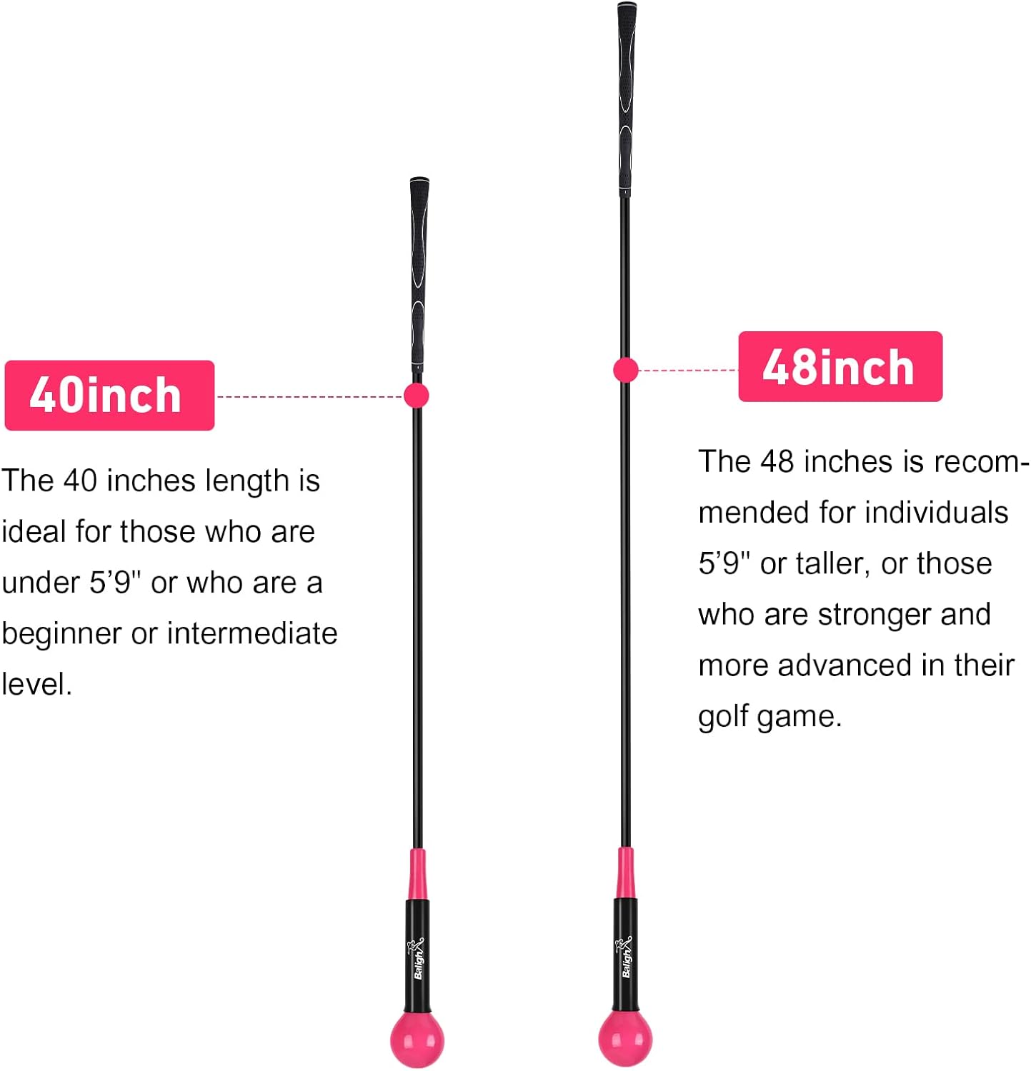 Golf Swing Trainer Aid and Correction for Strength Grip Tempo & Flexibility Training Suit for Indoor Practice Chipping Hitting Golf Accessories