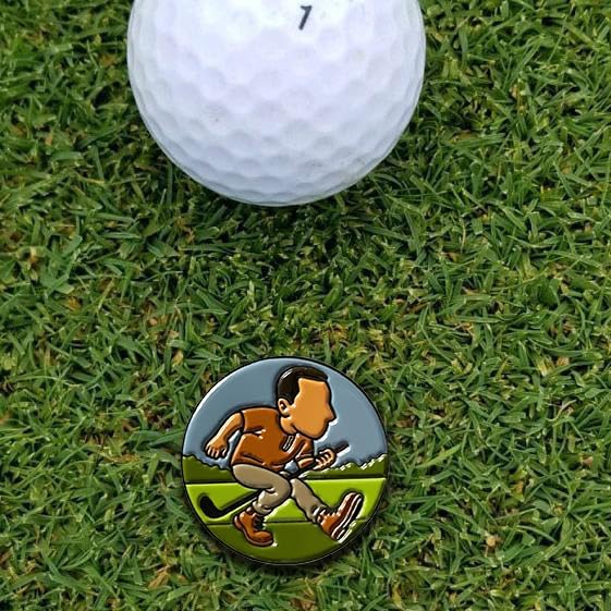 Balanced Co. Funny Golf Hat Clip with Enamel Magnetic Ball Marker