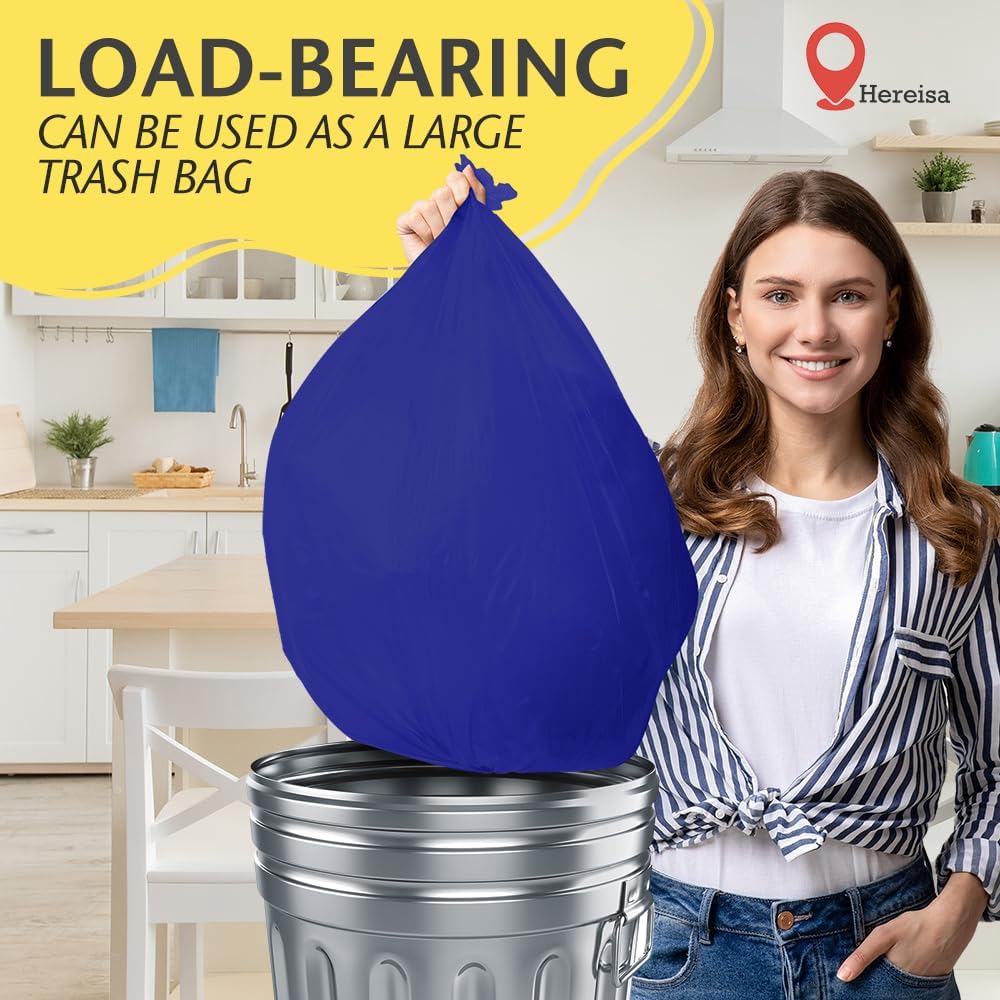 Brand Round Royal Blue Plastic 84" Disposable Tablecloth (3 Pack), Party & Event Decorative Cover